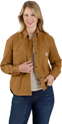 Produktbild von Carhartt Heavyweight Duck Overshirt 106621 Women, Farbe:carhartt brown, Größe:XL