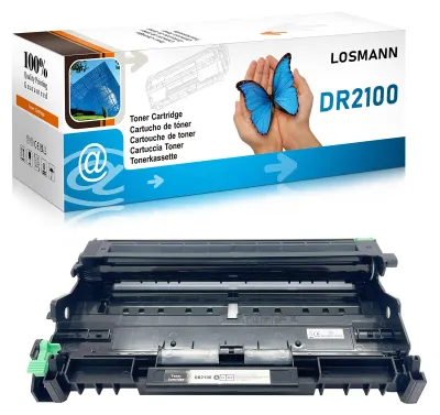 Produktbild von LOSMANN 1x Trommel kompatibel für Brother DR-2100 DR2100 für Brother DCP-7030 DCP-7040 DCP-7045N HL-2140 HL-2150N HL-2170 HL-2170W MFC-7320 MFC-7340 MFC-7440N MFC-7840W