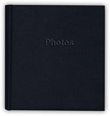 Obrázek produktu pro Fotoalbum ZEP Holland, 29 x 31 cm, černé, 60 bílých stránek s plátěným povrchem