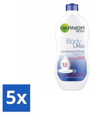 Produktbild von 5 x Garnier Body Urea Glättende Bodylotion mit Karitébutter 400 ml - Vorteilspackung - 5 Stücke