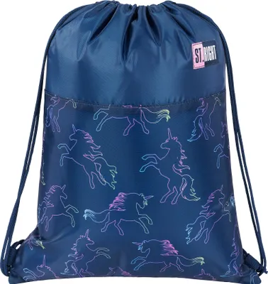 Produktbild von Sporttasche Kinder Turnbeutel für Mädchen Einhorn ST.RIGHT Schuhbeutel Rucksack