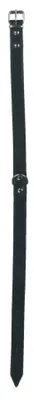 Produktbild von MEXICA Halsband schwarz 20 mm, 36-46 cm genietet