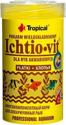 Produktbild von Tropical ICHTIO-VIT Flockenfutter 100ml für Zierfische