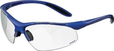 Produktbild von Schutzbrille DAYLIGHT PREMIUM EN 166 Bügel dunkelblau,Scheibe klar PC PROMAT