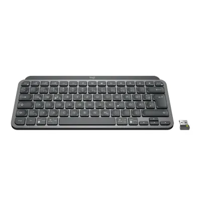 Produktbild von Logitech MX Keys Mini for Business - Tastatur - hinterleuchtet - kabellos - Bluetooth LE - QWERTY - Pan-Nordic - Graphite