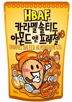 Produktbild von HBAF Caramel Salted Almond & Pretzel 120g