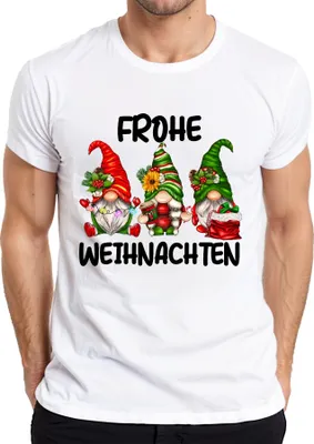 Obrázek produktu pro Merry Christmas Elf Gnome Gnomes - Christmas Xmas Christmas Pánské tričko, bílé, 3XL