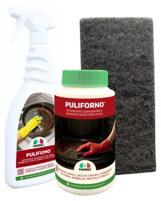 Immagine prodotto di KIT FORNO E BARBECUE - Kit detergente per forni e barbecue sporco ostinato - 3PZ