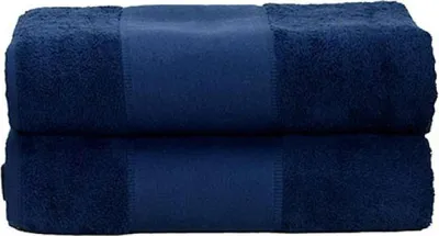 Produktbild von A&R 701.50 | PrintMe Bath Towel / 70 x 140 cm - Farbe: French Navy - Größe: 70 x 140 cm
