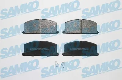 Produktbild von SAMKO Bremsbeläge Satz Vorne Bremsklötze für TOYOTA STARLET (EP91) 5SP268