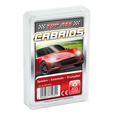 Produktbild von Kartenspiel Quartett TOP ASS Cabrios