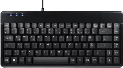Image de Perixx PERIBOARD-409DEH USB Keyboard German, QWERTZ Black USB port