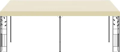 Produktbild von vidaXL Wand-Pavillon 6x3x2,5 m Cremeweiß