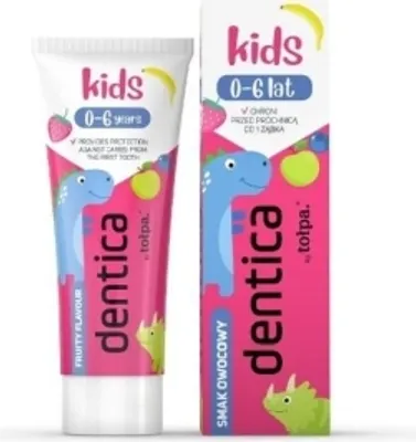 Zdjęcie produktu dla Dentica Pasta Do Zębów Dla Dzieci 0-6 Lat 50 Ml