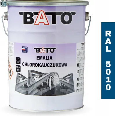 Obrázek produktu pro Chlórový kaučukový email na kov BATO RAL 5010 5L