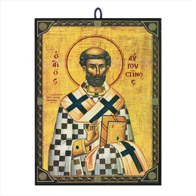 Produktbild von Ikone Heiliger Augustinus orthodox e Reproduktion aus Griechenland