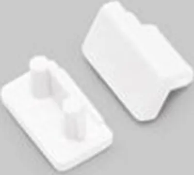 Produktbild von Endkappen 2er Set für Aufbauprofil mini Typ A Weiß