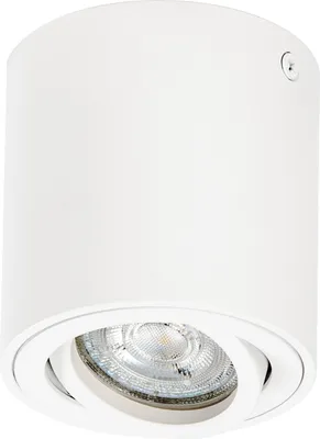 Zdjęcie produktu dla OSRAM Spot Surface Okrągły reflektor sufitowy do montażu powierzchniowego, biały, z trzonkiem GU10, może być wyposażony w prostą lub inteligentną lampę, elastyczny kąt wiązki, stopień ochrony IP20, wysokiej jakości obudowa
