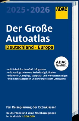 Produktbild von ADAC Der Große Autoatlas 2025/2026 Deutschland und seine Nachbarregionen 1:300.000
