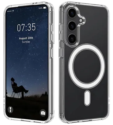 Produktbild von Hülle für Samsung Galaxy A57 5G MagSafe Silikon Schutzhülle Slim Case Cover Klar