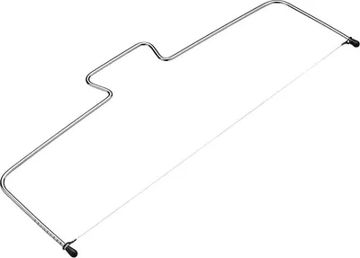 Image de 1PC Stainless Steel Adjustable Wire Cake Cutter Grater Leveler DIY Cake Baking Tool Cake Scraper (grattoir à gâteau en acier inoxydable)