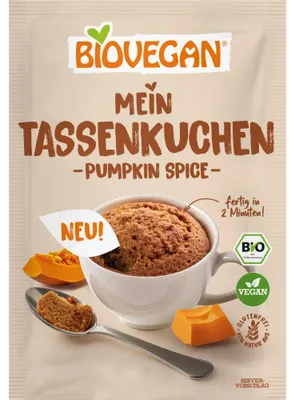 Produktbild von Biovegan Tassenkuchen Pumpkin Spice  55g