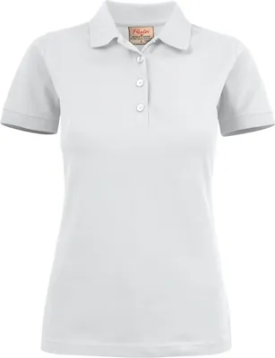 Produktbild von Damen Piqué-Polohemd aus 95% Baumwolle und 5% Elasthan mit Surf-Design