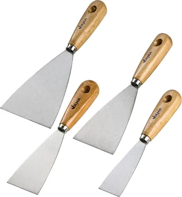 Malerspachtel Spachtel Stielspachtel Gipsspachtel Gipserspachtel 4-tlg. Holzgriff 925848 925848 22413 4031765224130