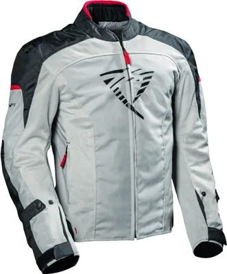 Obrázok produktu pre Bunda na motorku DIFI Ibarra Air, svetlo šedá/čierna/červená, M