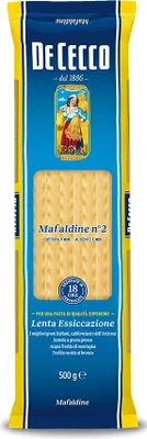 Produktbild von De Cecco Mafaldine No. 2 Pasta, 4er Pack (4 x 500 g)