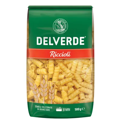 Produktbild von Delverde Ricciolo italienische Nudeln aus Hartweizengrieß 500g