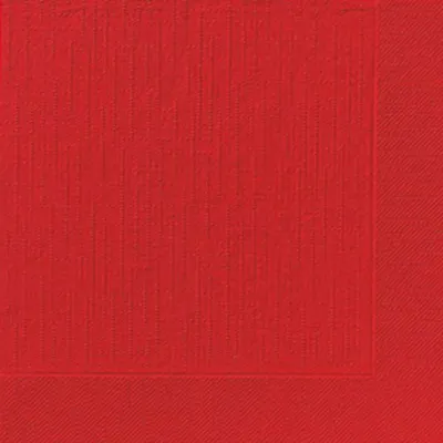 Zdjęcie produktu dla Serwetki Duni Classic czerwone 400 x 400 mm 4-warstwowe jednokolorowe 50 szt