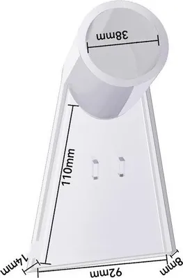 Produktbild von INF Kleine Transparente Staubsauger Wasser Abzieher Düse - Vielseitig