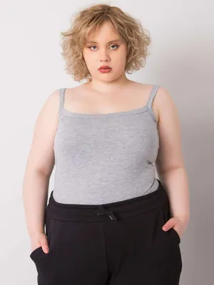 Produktbild von Basic Feel Good Oberteil für Frauen Laroui grau XL