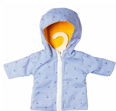 Image de Imperméable pour poupées double face, 35-45 cm