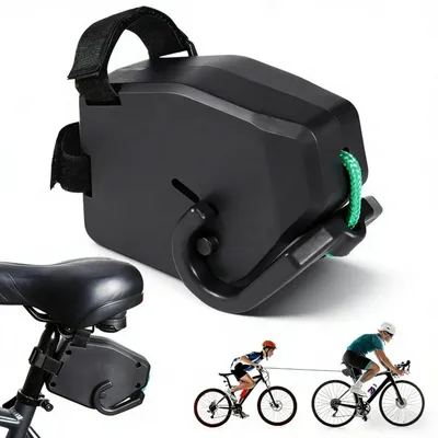 Immagine prodotto di Cavo di traino per bicicletta, adatto ai bambini, lunghezza 2,5 metri, con 2 fascette in nylon