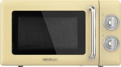 Obrázok produktu pre Cecotec 01708, Na pracovnú dosku, Mikrovlnná rúra s grilom, 20 L, 700 W, Otočné, Béžová, Nerezová oceľ