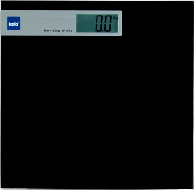 Obrázok produktu pre KELA Osobní váha digitální skleněná černá do 150kg GRAPHITO KL-21298