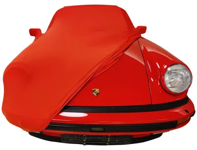 Image de Housse de voiture intérieure adaptée à Porsche 911 Turbo (930) Rouge avec