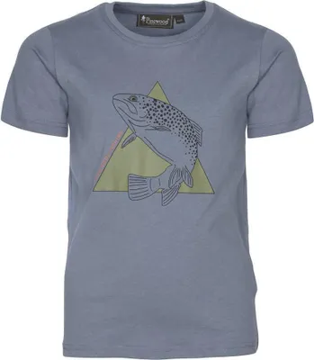 Produktbild von Pinewood 6518 Fish Kids T-Shirt Shadow Blue (360) 116