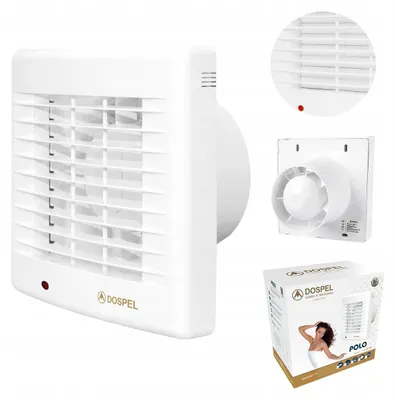 Produktbild von Dospel POLO 6 Badezimmerlüfter 150mm Timer Hygrostat