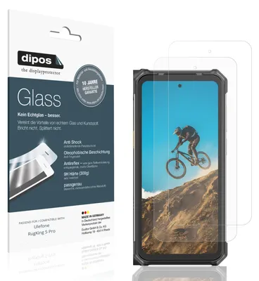 Immagine prodotto di 2x Pellicola Protettiva per Ulefone RugKing 5 Pro Protezione opaco Vetro Flessibile 9H dipos