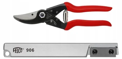 Imagen del producto de Kit de tijeras de podar Felco Astschere, modelo FELCO 5, con afilador FELCO 906