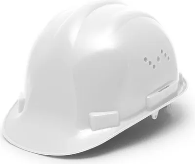 Produktbild von Bauhelm - Weiß - Schutzhelm für Erwachsene - 52 bis 62 CM