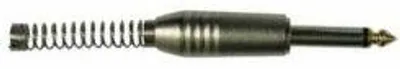 Produktbild von M-Audio Vortex J01 Klinkenstecker 6,3mm mono vergoldete Spitze Feder für 7mm Kabel