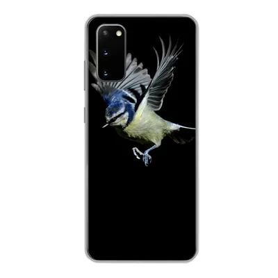 Produktbild von MuchoWow® Handyhülle Schutzhülle Hülle für Samsung Galaxy S20 Vogel - Federn - Porträt Silikon Softcase Handy Hülle - Bild