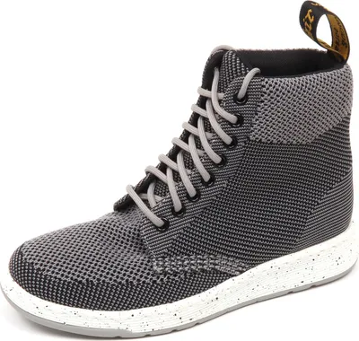 Produktbild von D6412 (ohne Karton), Sneaker für Damen, Stoff, Marke DR. MARTENS, Farbe Grau/Schwarz, Schuh für Damen