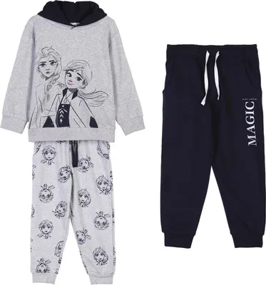 Produktbild von Kinder-Trainingsanzug Frozen Grau - 4 Jahre