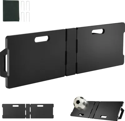 Zdjęcie produktu dla SucceBuy 45 "x13" football rebounder board, przenośna ścianka do odbić z 2 regulowanymi kątami, składane urządzenie treningowe HDPE do podań i kopnięć, trening piłki nożnej dla dzieci i dorosłych