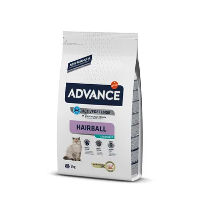 Productafbeelding van ADVANCE Hairball Sterilized - droogvoer voor gesteriliseerde katten, 3 kg